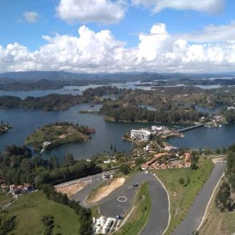 Una postal;Tranquilidad en la laguna